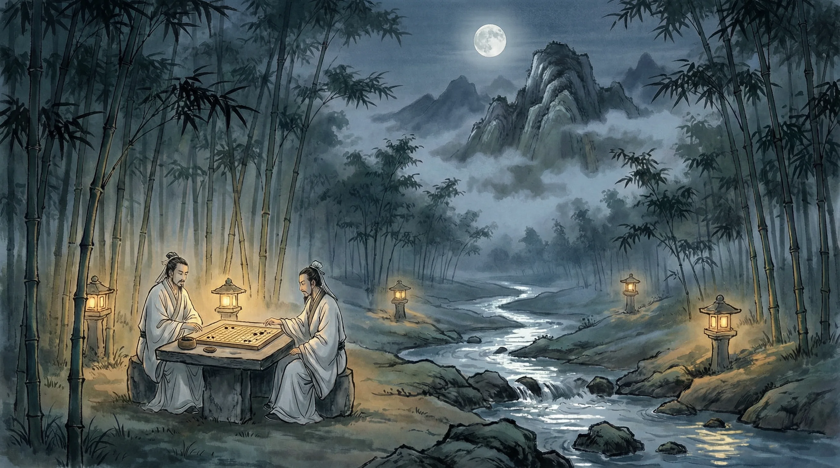 清风对弈 876棋牌 月赛现场